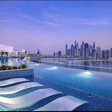 Cozy Sea & Marina View Apt With Rooftop Pool & Private Beach In Palm Jumeirah, Steps To Nakheel Mall Dubaï Extérieur photo