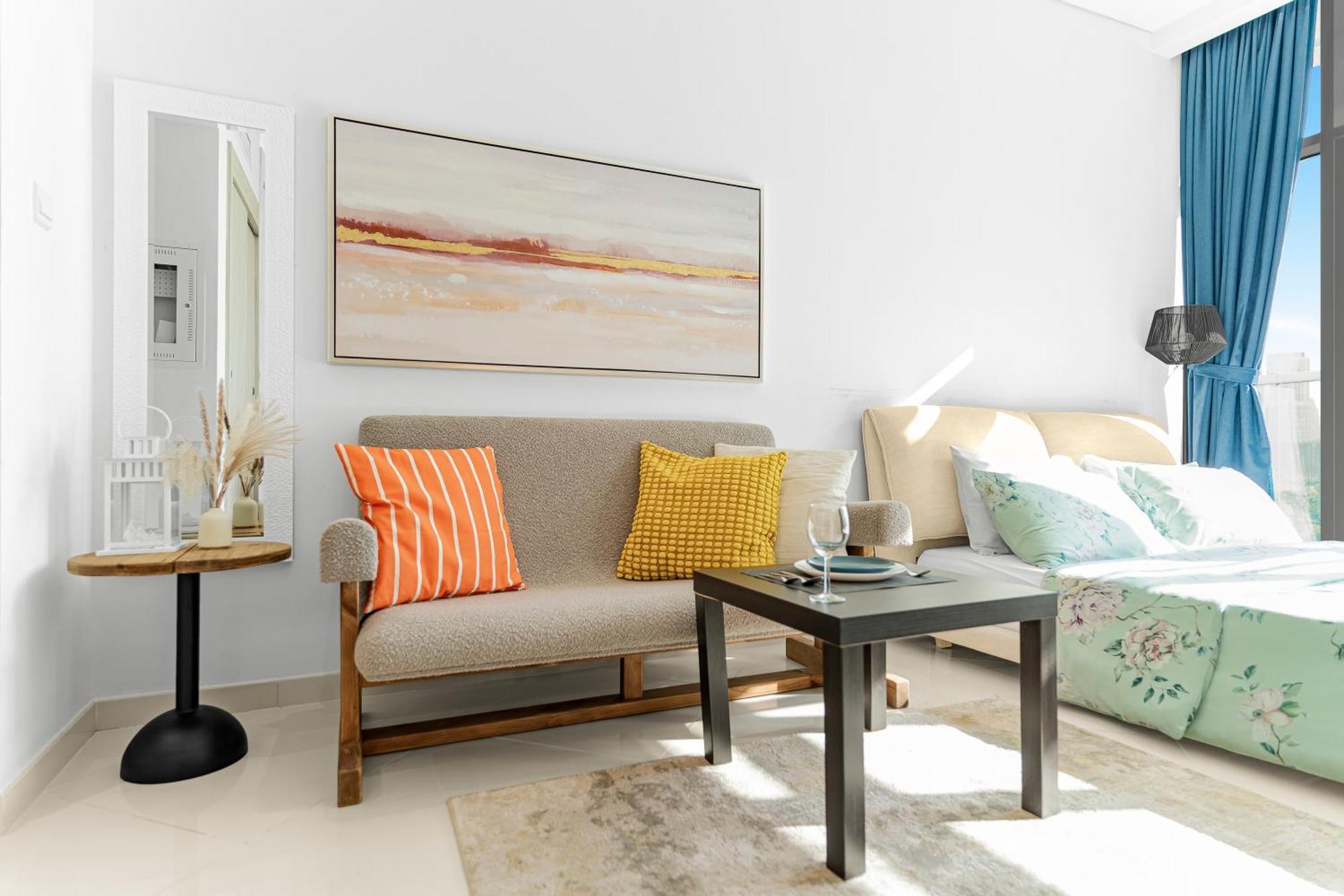 شقة Cozy Sea & Marina View With Rooftop Pool & Private In Palm Jumeirah, Steps To Nakheel Mall