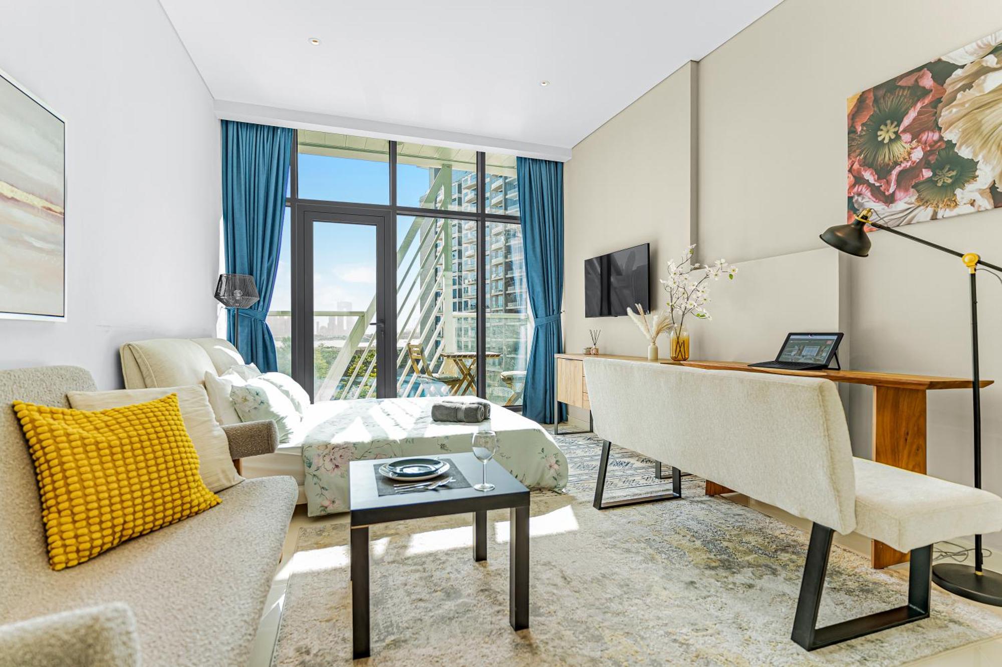 شقة Cozy Sea & Marina View With Rooftop Pool & Private In Palm Jumeirah, Steps To Nakheel Mall دبي
